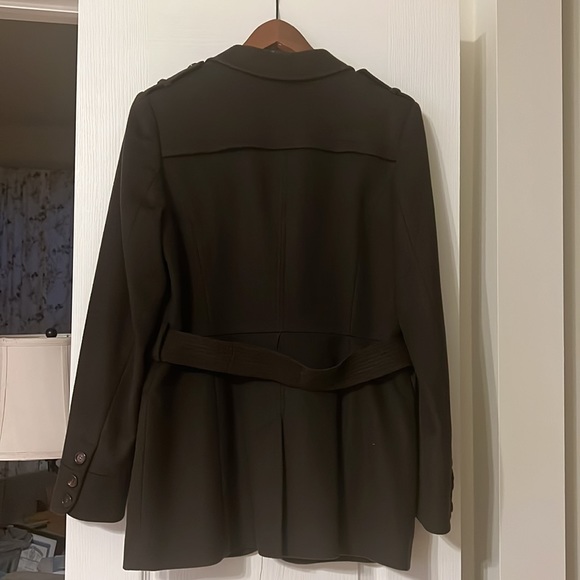 Drop in Price - UK brand JIGSAW dark green, wool, military jacket. - Picture 3 of 5